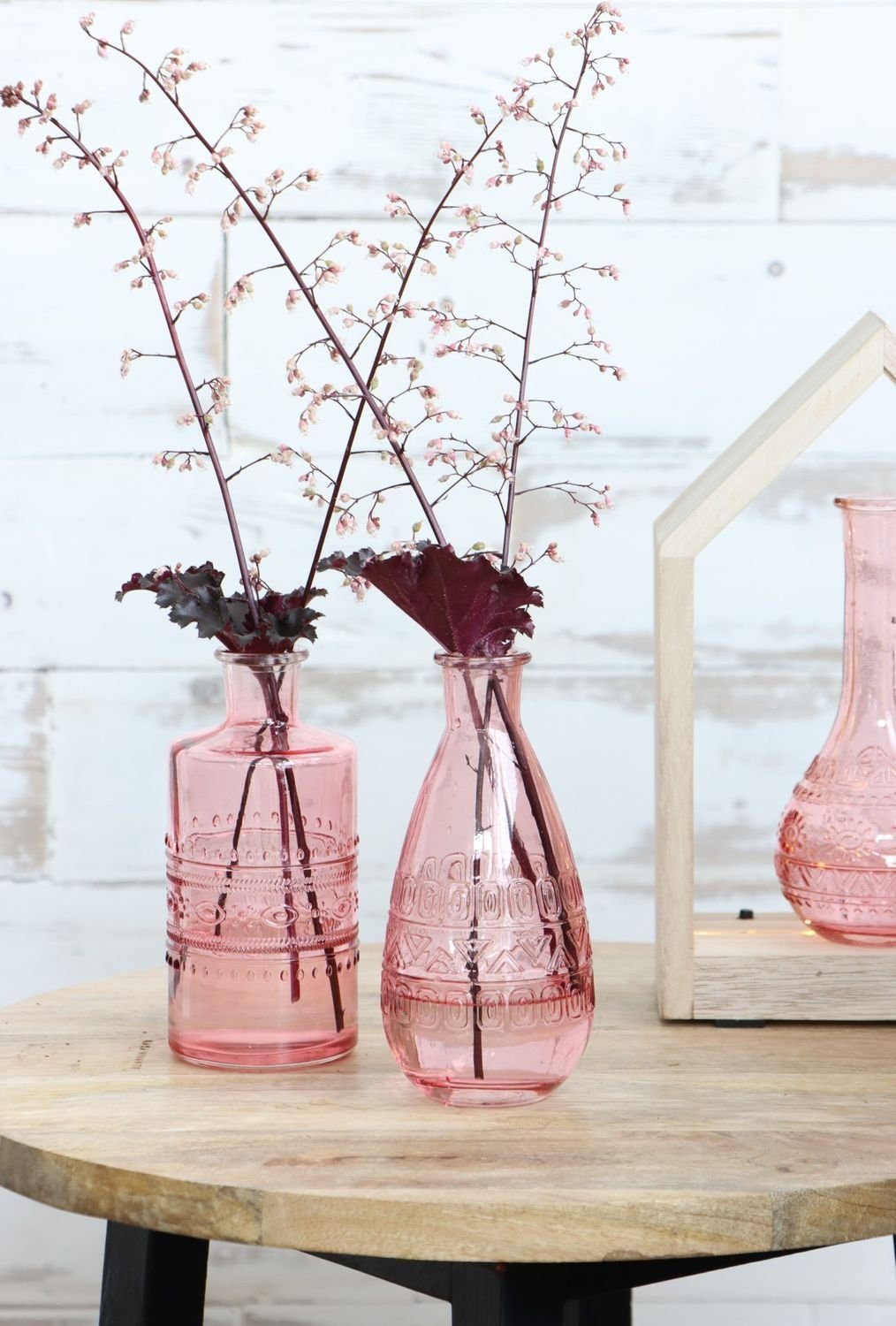 NaDeco Dekovase Glas Flasche Rome in günstig online kaufen