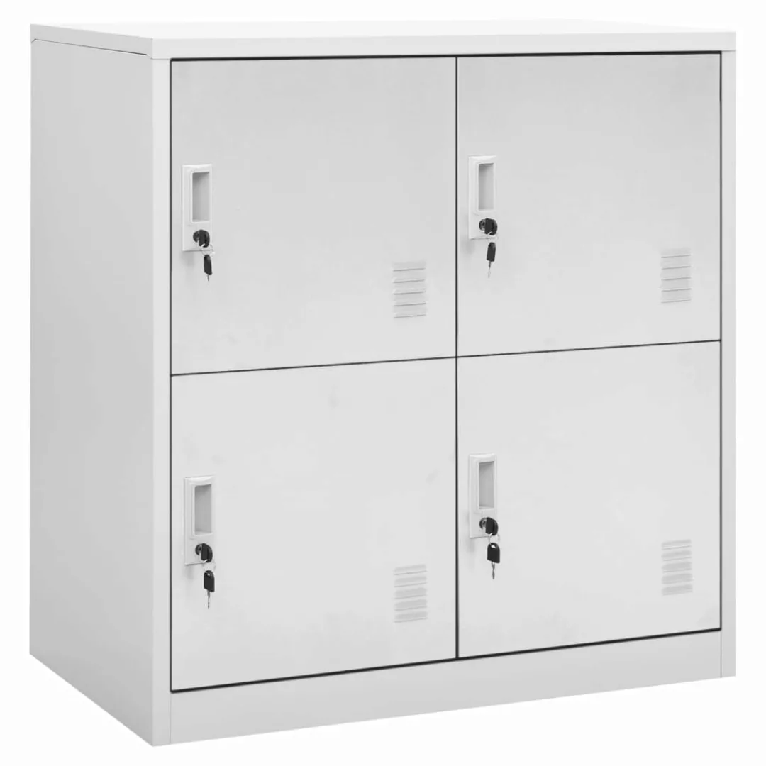 vidaXL Aktenschrank Schließfachschränke 5 Stk Hellgrau 90x45x92,5 cm Stahl günstig online kaufen