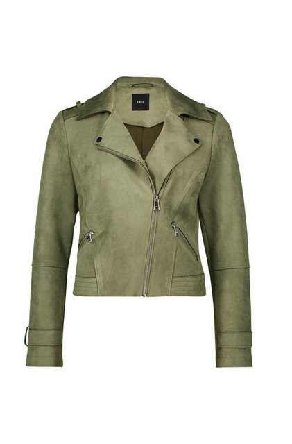 Zero Jackenblazer zero Velourslederjacke mit Reißverschluss weiteres Detail günstig online kaufen