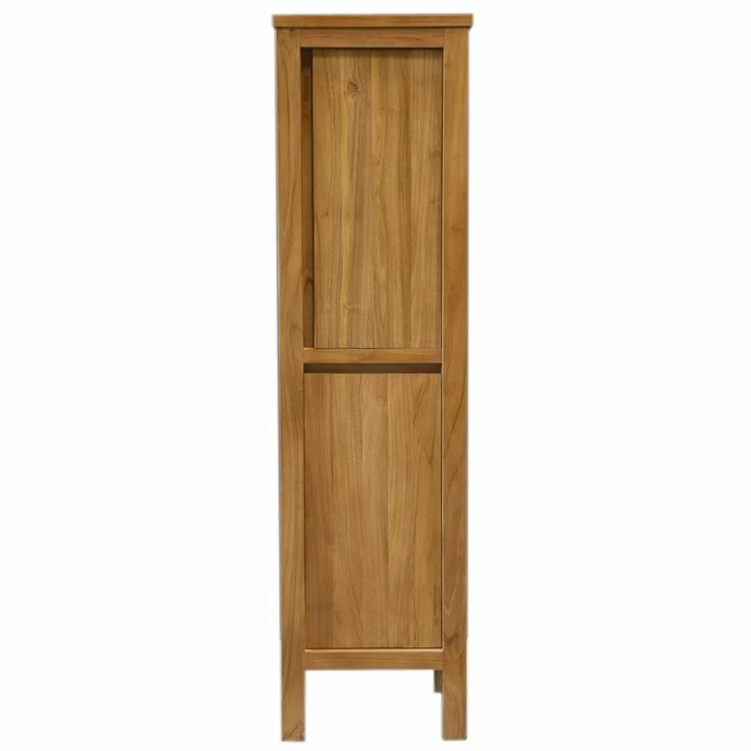 Badezimmerschrank Manlia Teak Massivholz günstig online kaufen