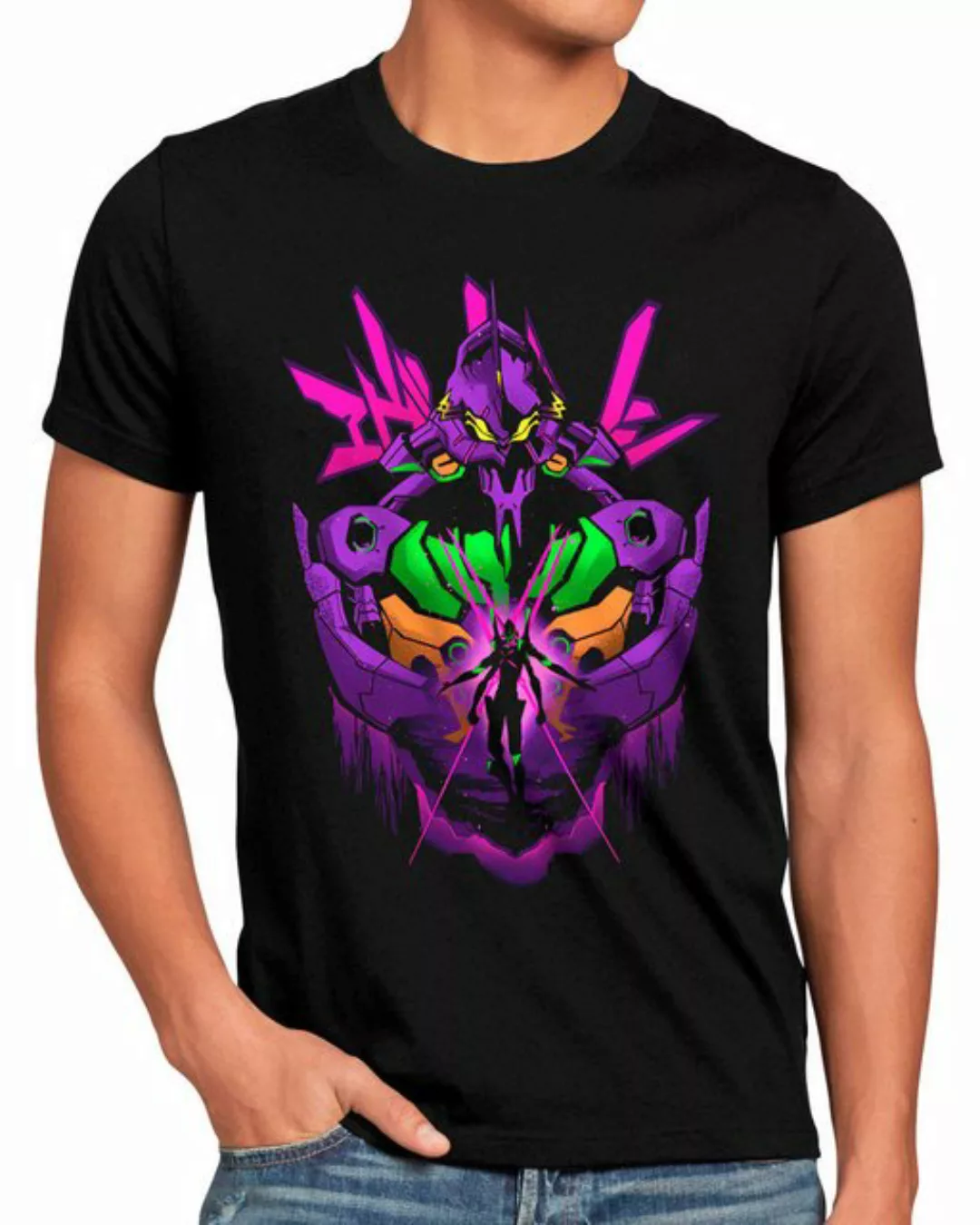 style3 T-Shirt EVA Unit 13 neon genesis evangelion anime manga japanisch bl günstig online kaufen