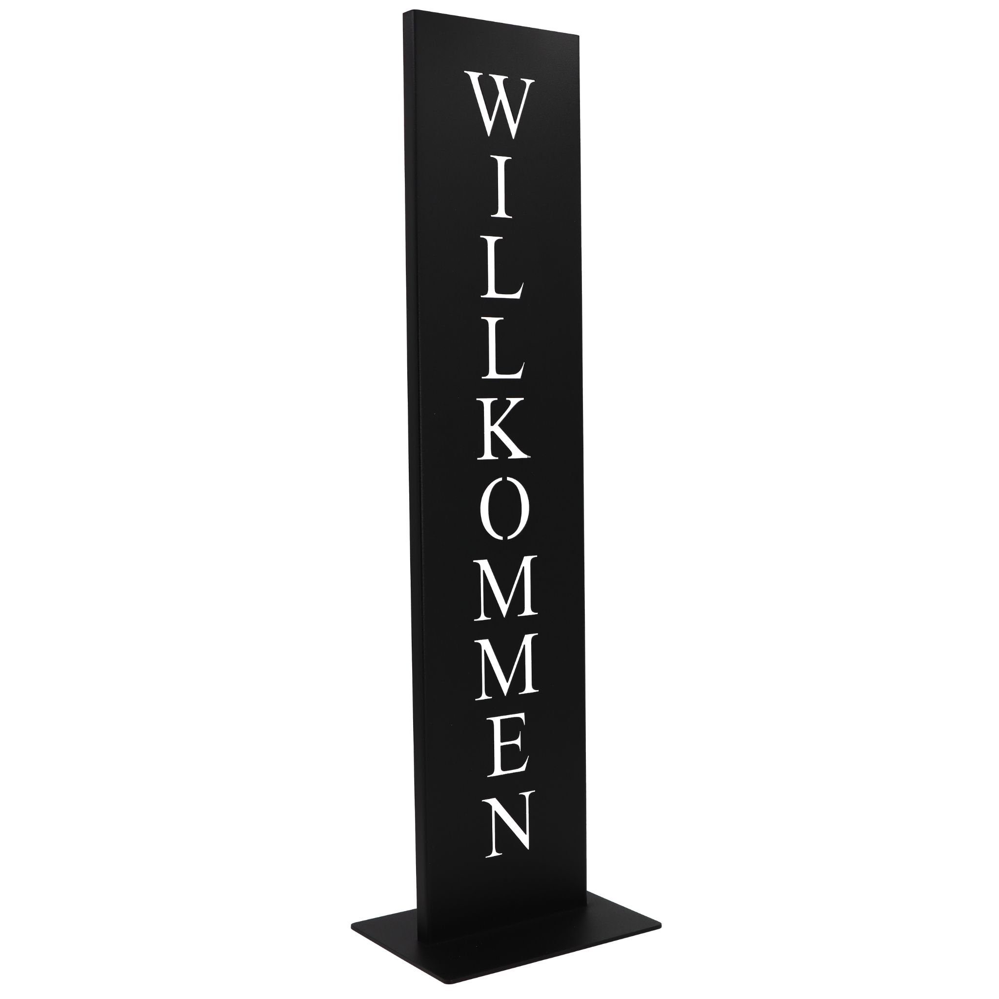 Rostikal Dekoobjekt Willkommen Deko Schild schwarz günstig online kaufen