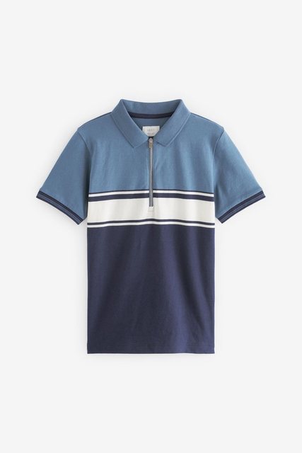 Next Poloshirt Kurzärmeliges Polohemd mit Reißverschluss (1-tlg) günstig online kaufen