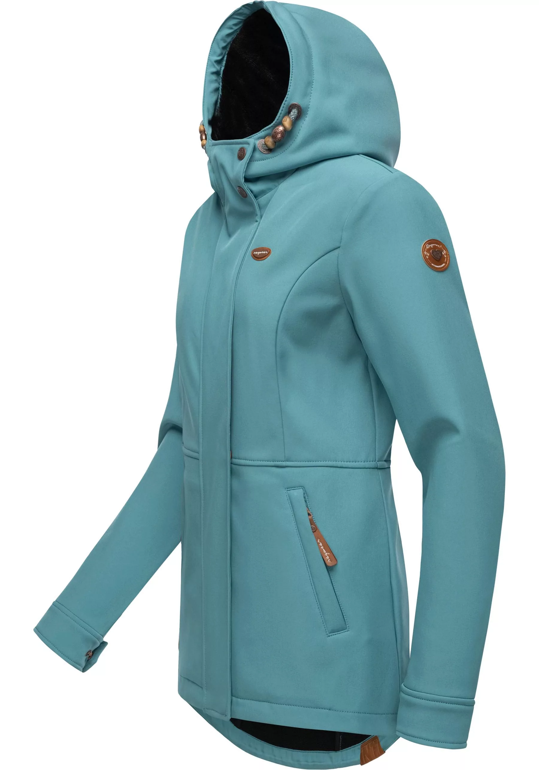 Ragwear Softshelljacke "Yba", mit Kapuze, sportliche Damen Outdoorjacke mit günstig online kaufen