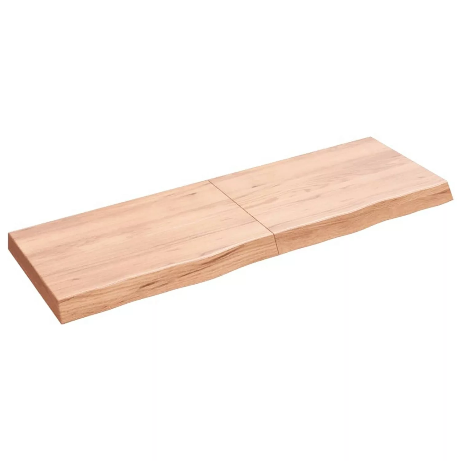 vidaXL Waschtischplatte Hellbraun 120x40x6 cm Massivholz Behandelt günstig online kaufen