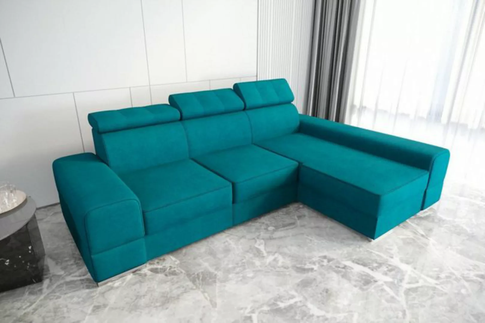 JVmoebel Ecksofa Designer Beiges Ecksofa L-Form Luxus Couch Wohnzimmer Möbe günstig online kaufen