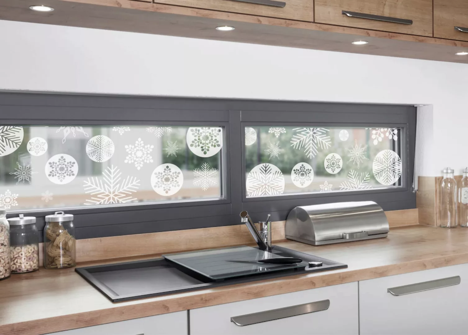 MySpotti Fensterfolie "Look Snowy white", halbtransparent, glattstatisch ha günstig online kaufen