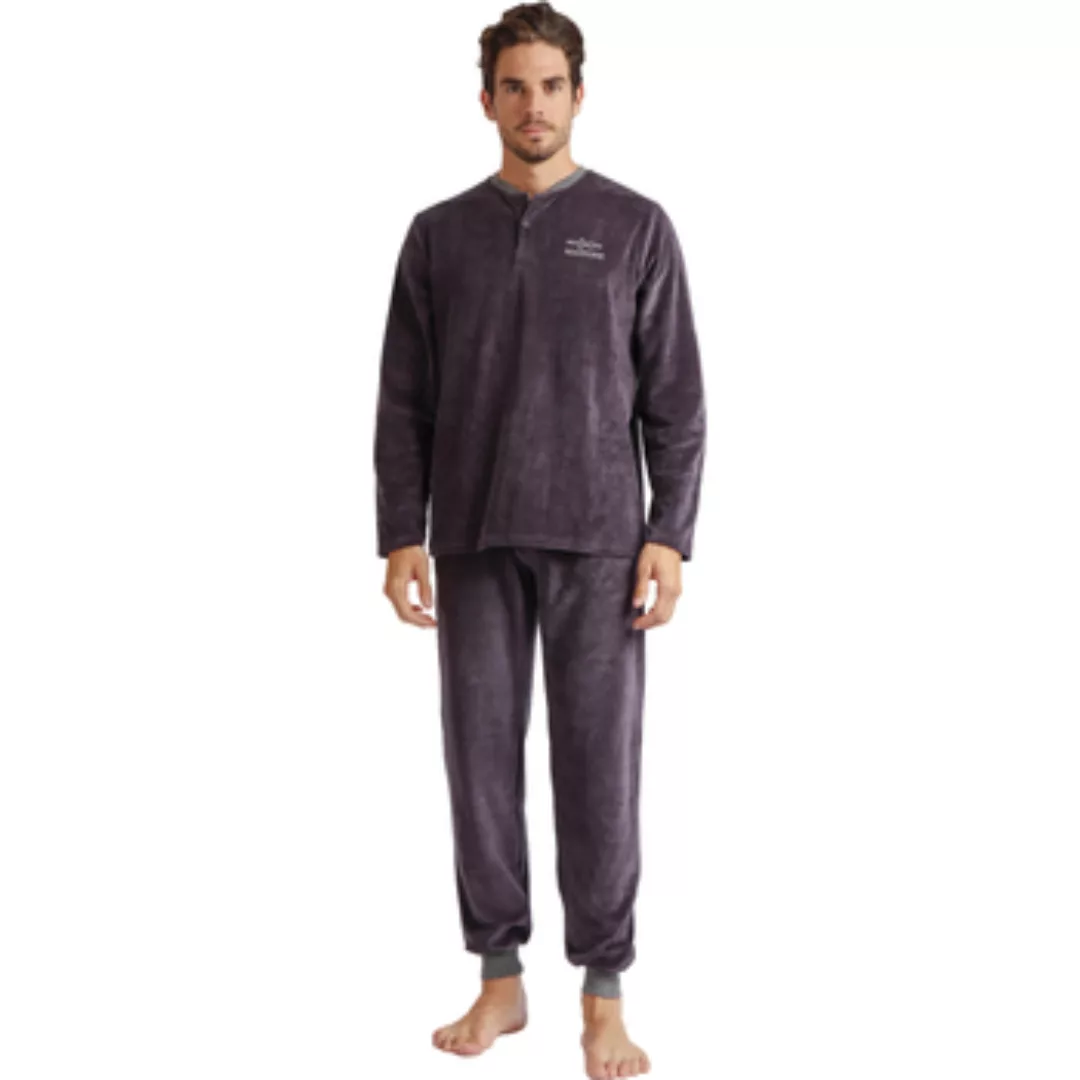 Admas  Pyjamas/ Nachthemden Pyjamahose und Oberteil aus Samt Home günstig online kaufen