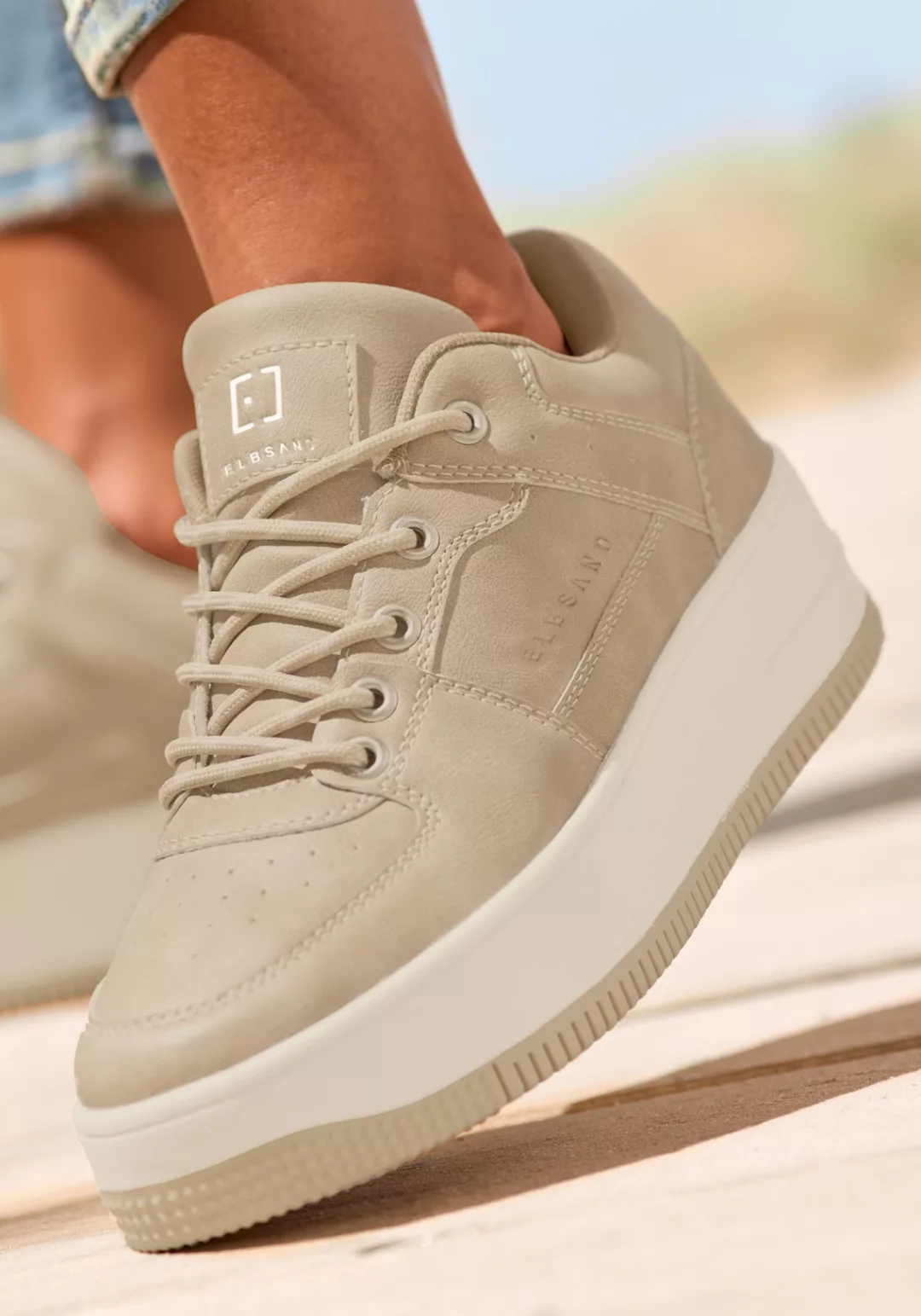 Elbsand Sneaker "Schnürschuh", Freizeitschuh, Halbschuh, Schnürhalbschuh günstig online kaufen