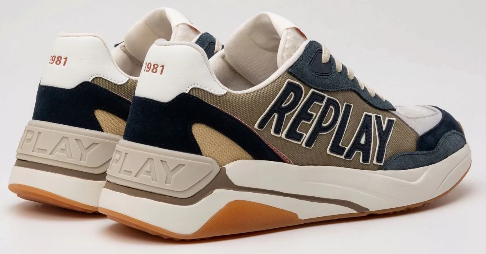 Replay Sneaker "TENNET PITCH", Freizeitschuh, Halbschuh, Schnürschuh, mit s günstig online kaufen