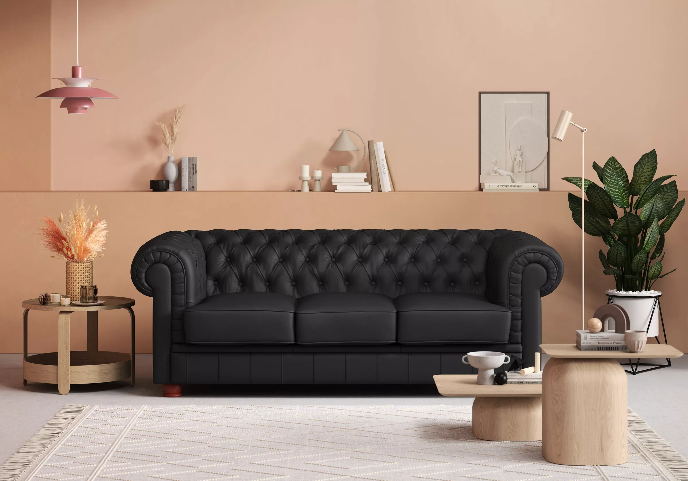 Max Winzer® Chesterfield-Sofa »Kent edel und bequem, tolle Detailverarbeitu günstig online kaufen