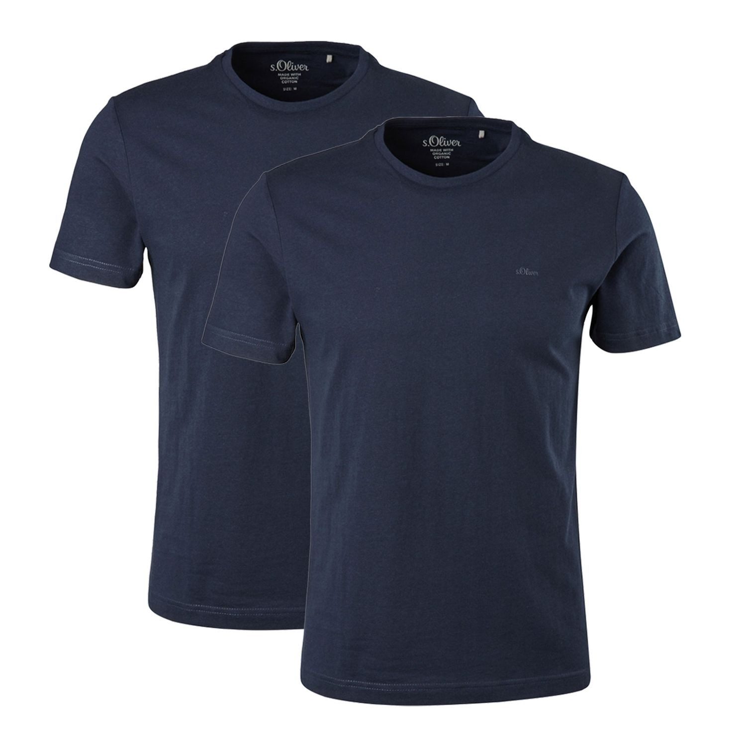 s.Oliver T-Shirt Casual (2-tlg) mit Logo, günstig online kaufen