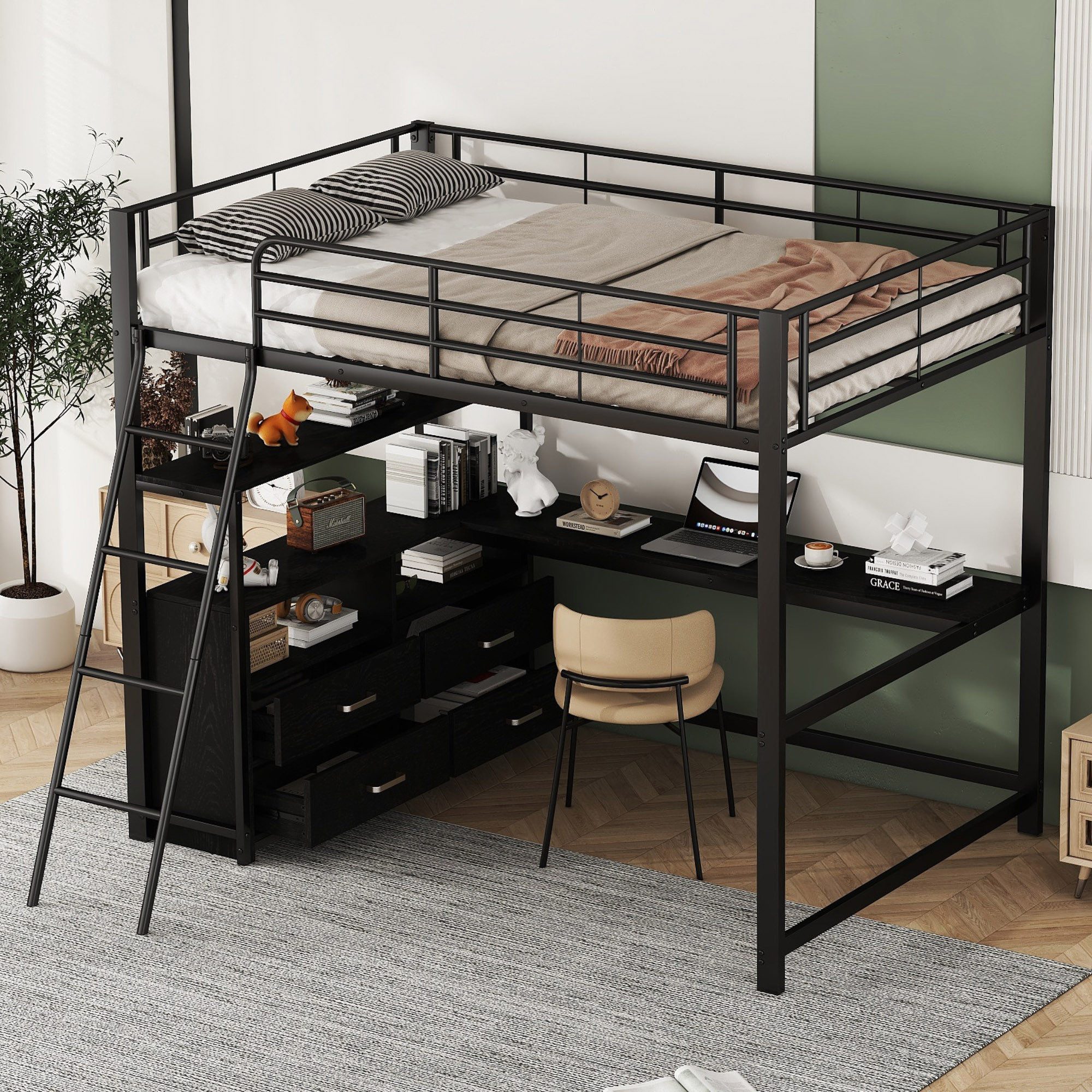 HAUSS SPOLE Kinderbett 140x200cm mit Schubladen, günstig online kaufen