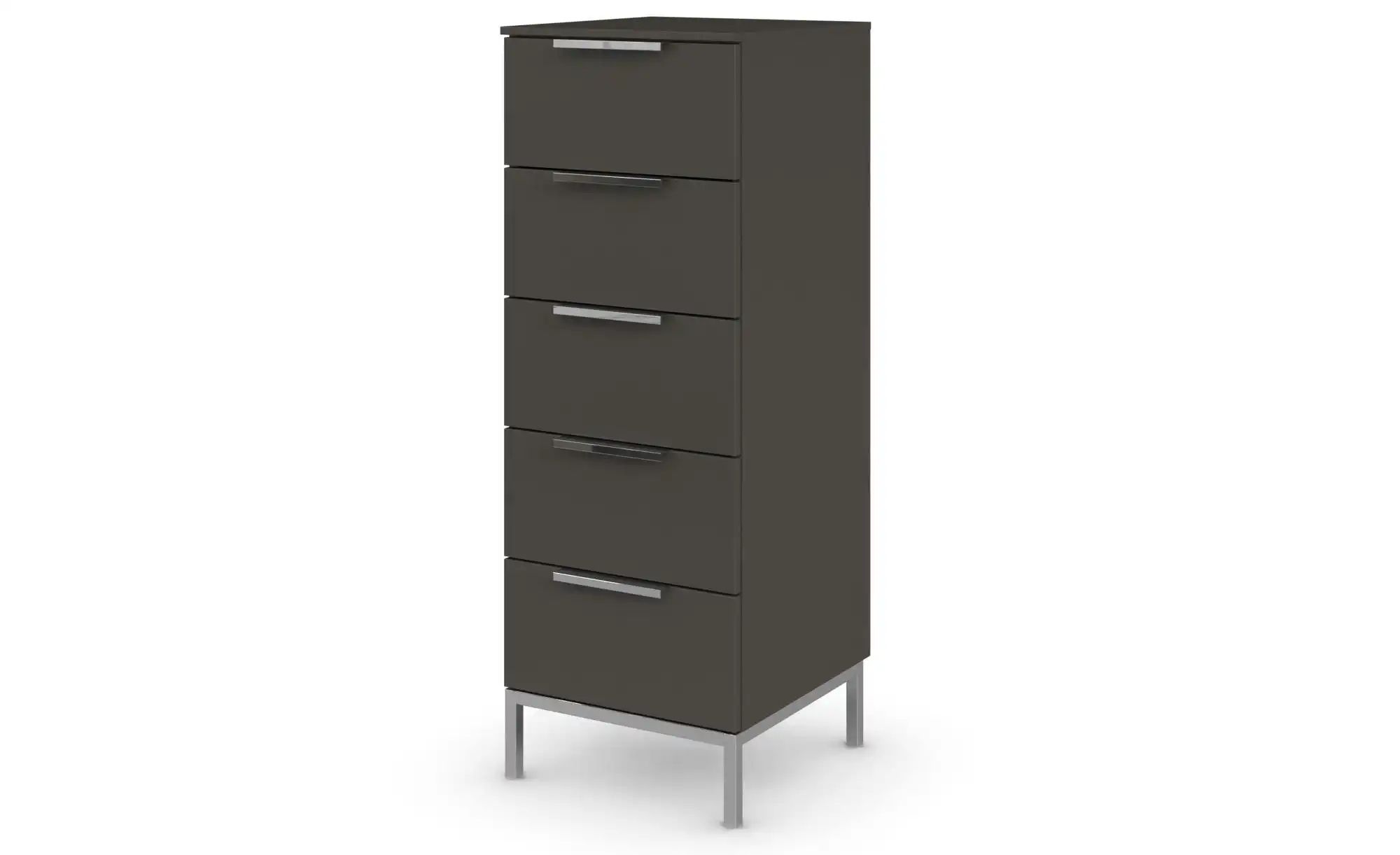 Kommode ¦ schwarz ¦ Maße (cm): B: 40 H: 111 Kommoden & Sideboards > Kommode günstig online kaufen