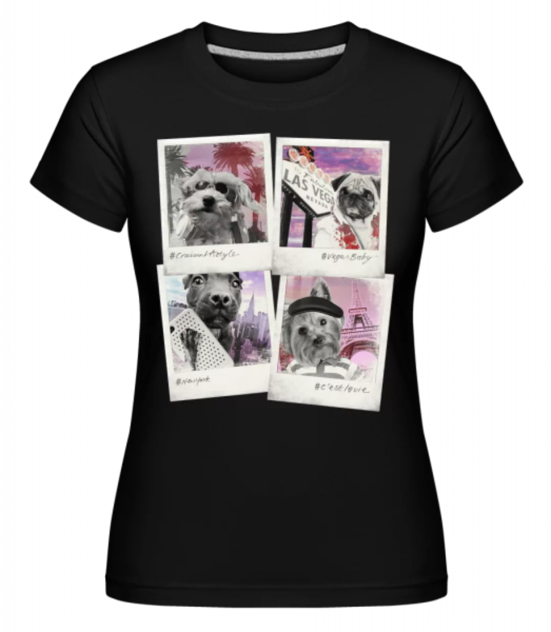 Hunde Polaroids · Shirtinator Frauen T-Shirt günstig online kaufen