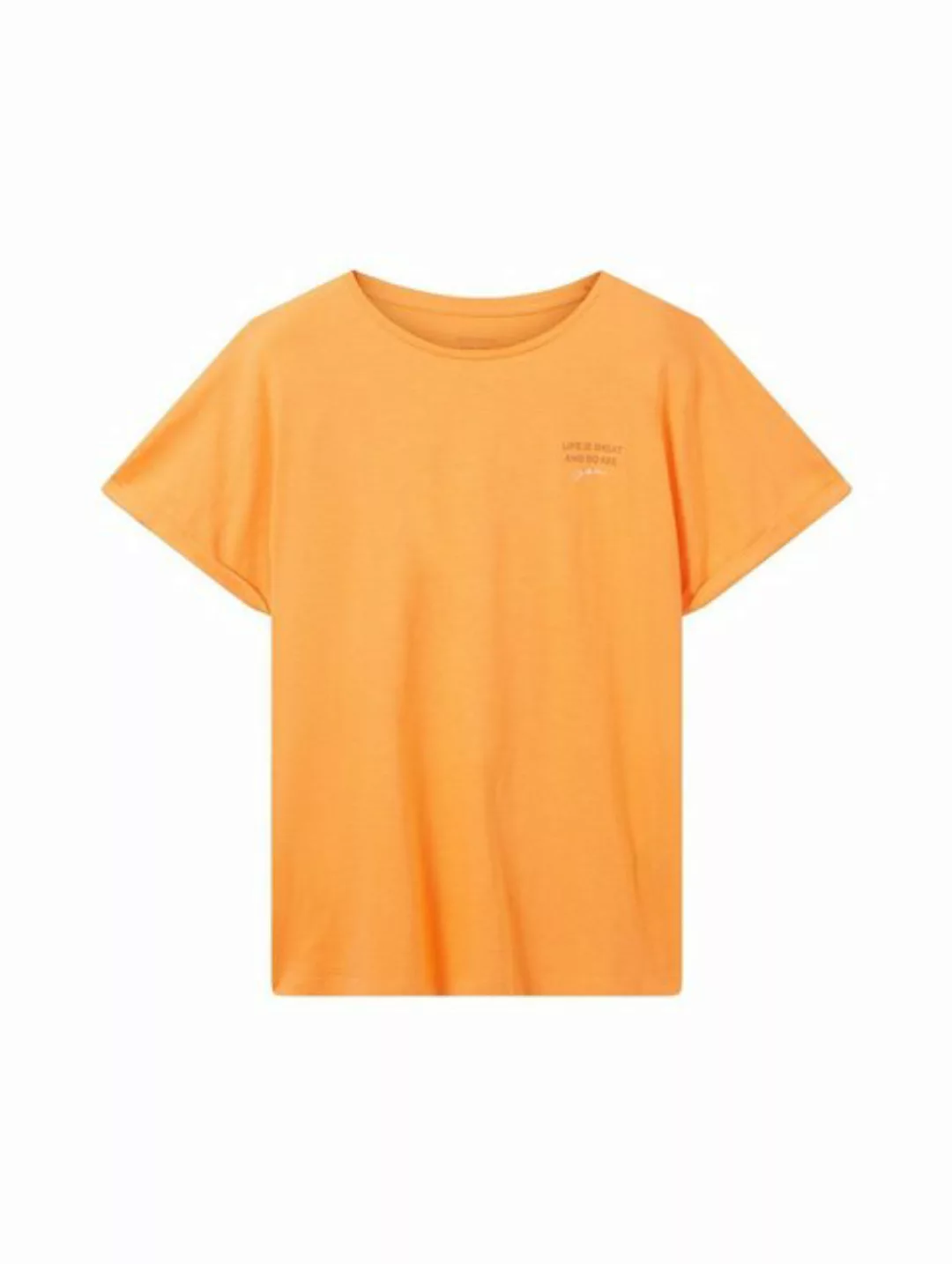 TOM TAILOR PLUS T-Shirt mit Rundhalsausschnitt - NEUE KOLLEKTION günstig online kaufen