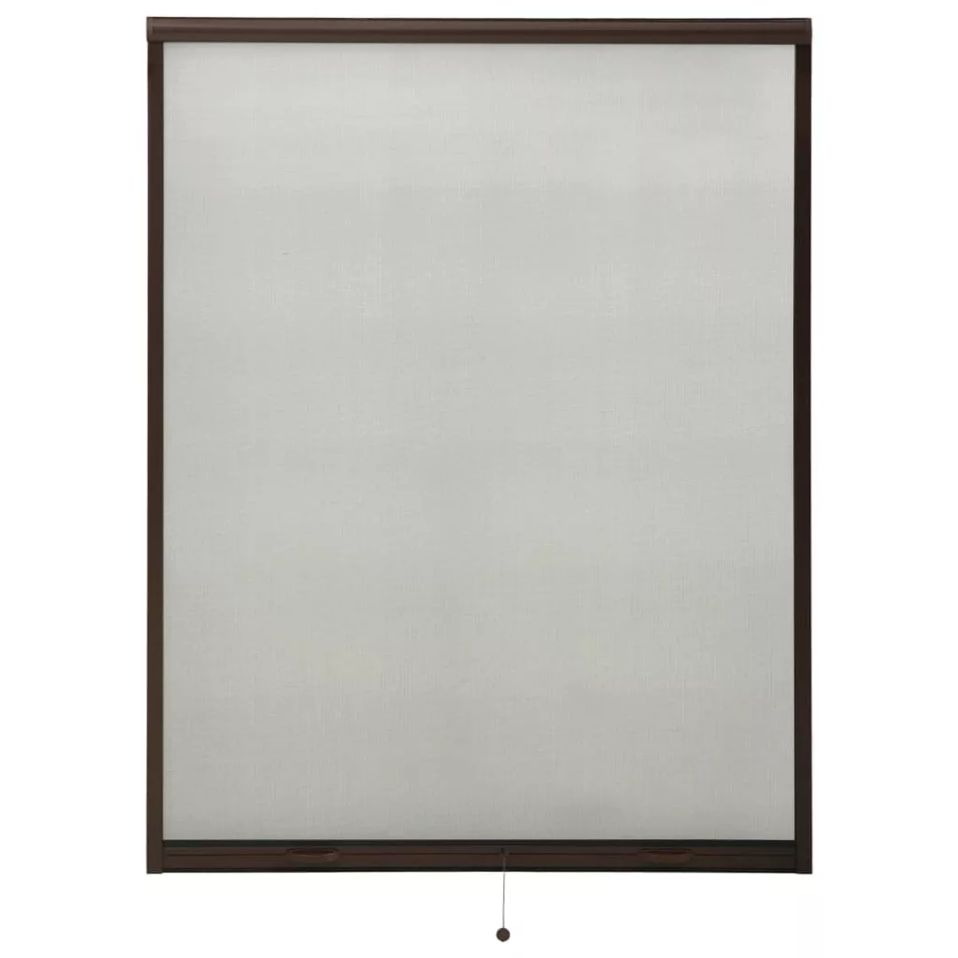 Insektenschutzrollo Für Fenster Braun 120x170 Cm günstig online kaufen