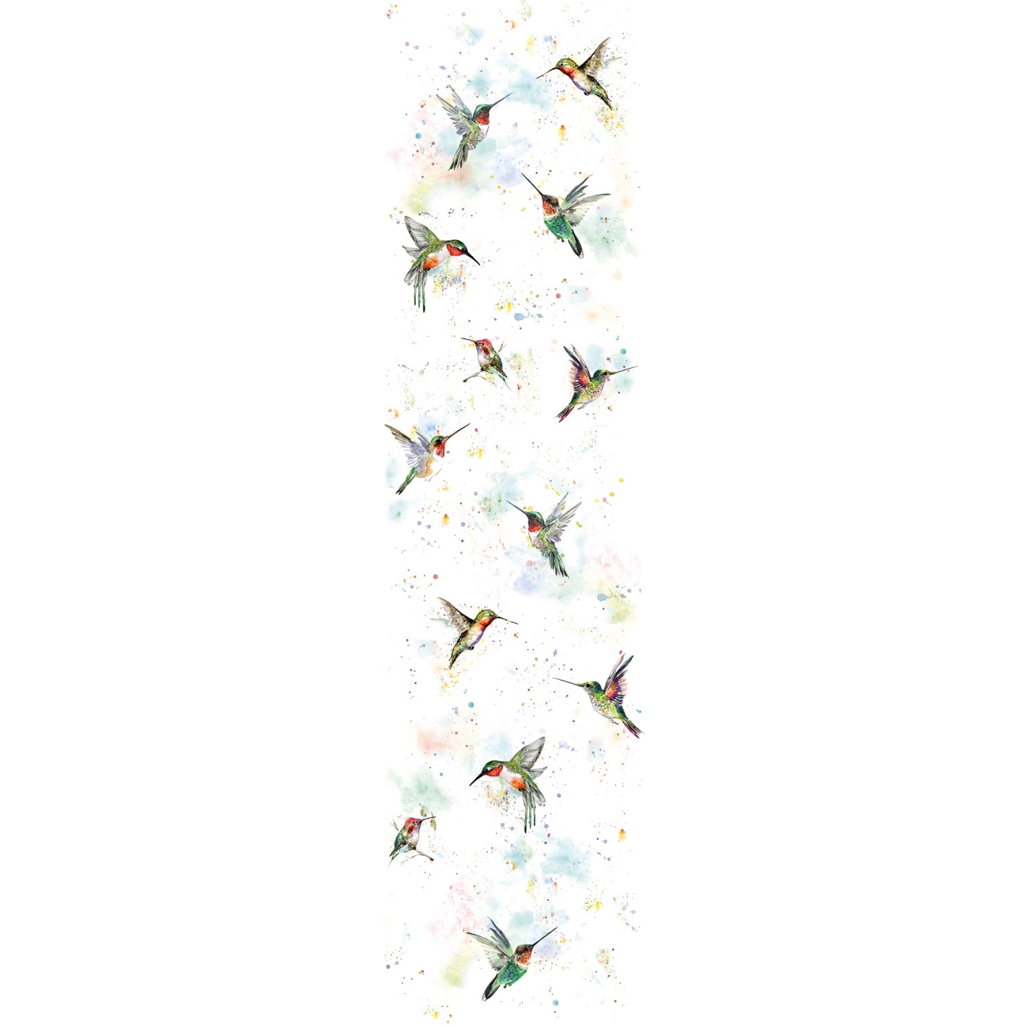 Marburg Vliestapete Kolibri Crushed-Optik Modern 270 cm x 70 cm Weiß günstig online kaufen