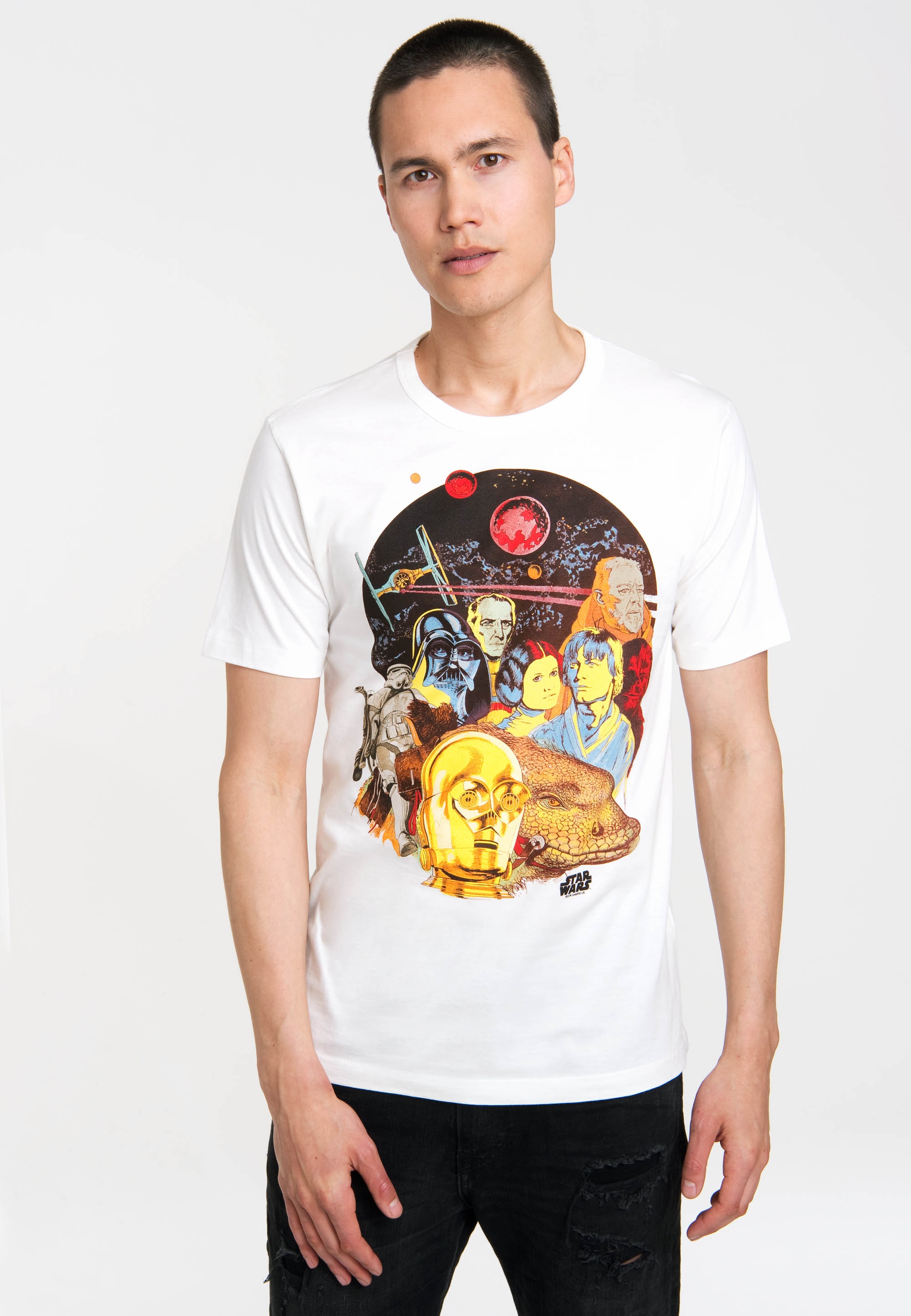 LOGOSHIRT T-Shirt "Star Wars", mit hochwertigem Siebdruck günstig online kaufen