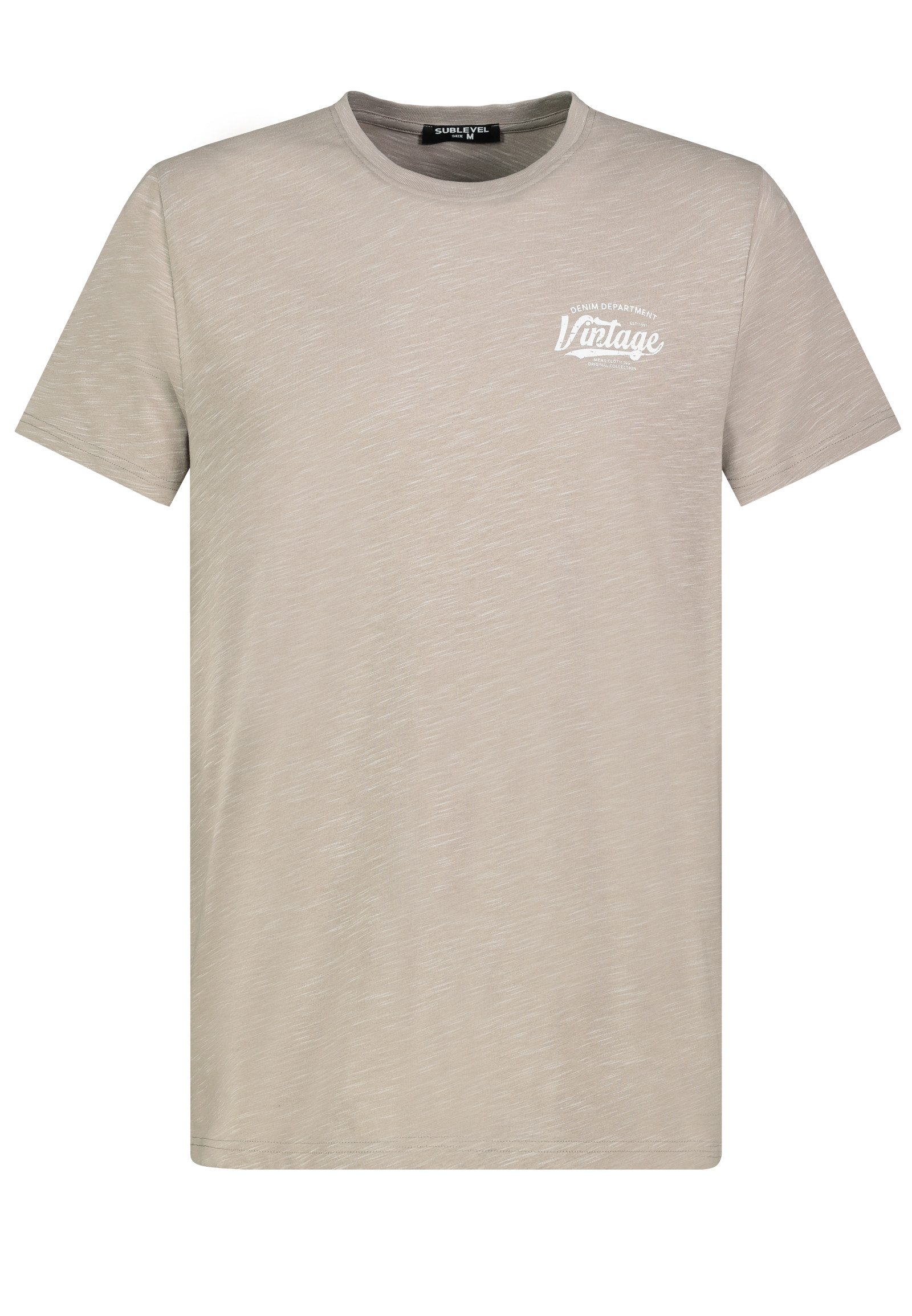SUBLEVEL T-Shirt Urbanes Design mit Logo günstig online kaufen