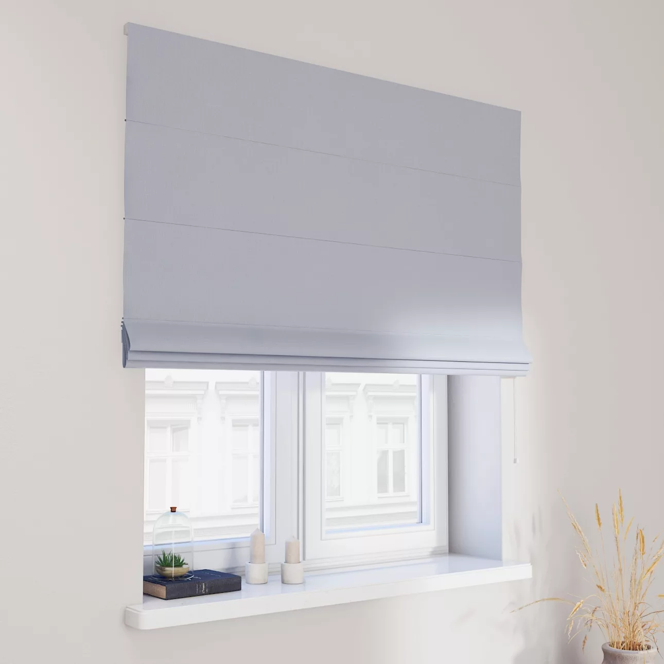 Dekoria Raffrollo Capri, pastellblau, 50 x 60 cm günstig online kaufen