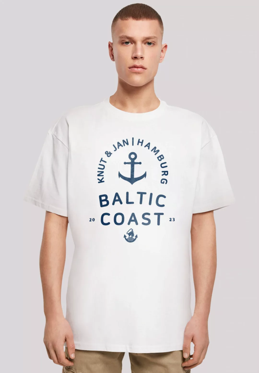 F4NT4STIC T-Shirt "Ostsee Logo Knut & Jan Hamburg", Print günstig online kaufen