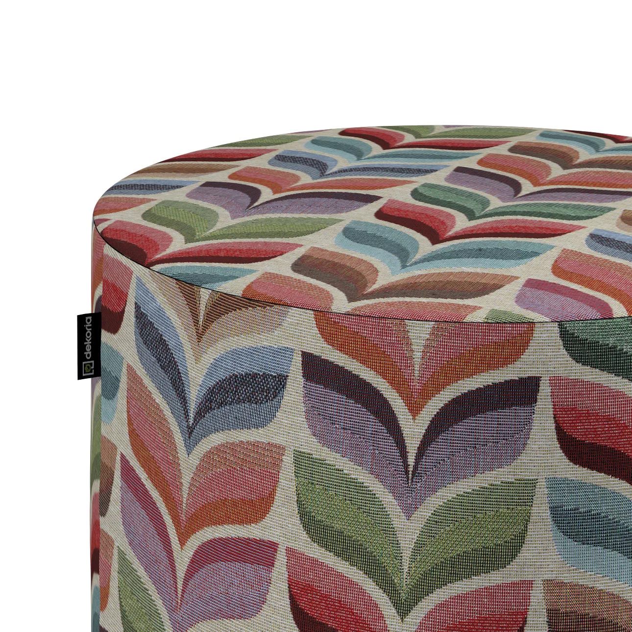 Pouf Barrel, pink- blau, ø40 cm x 40 cm, Intenso Premium (144-16) günstig online kaufen