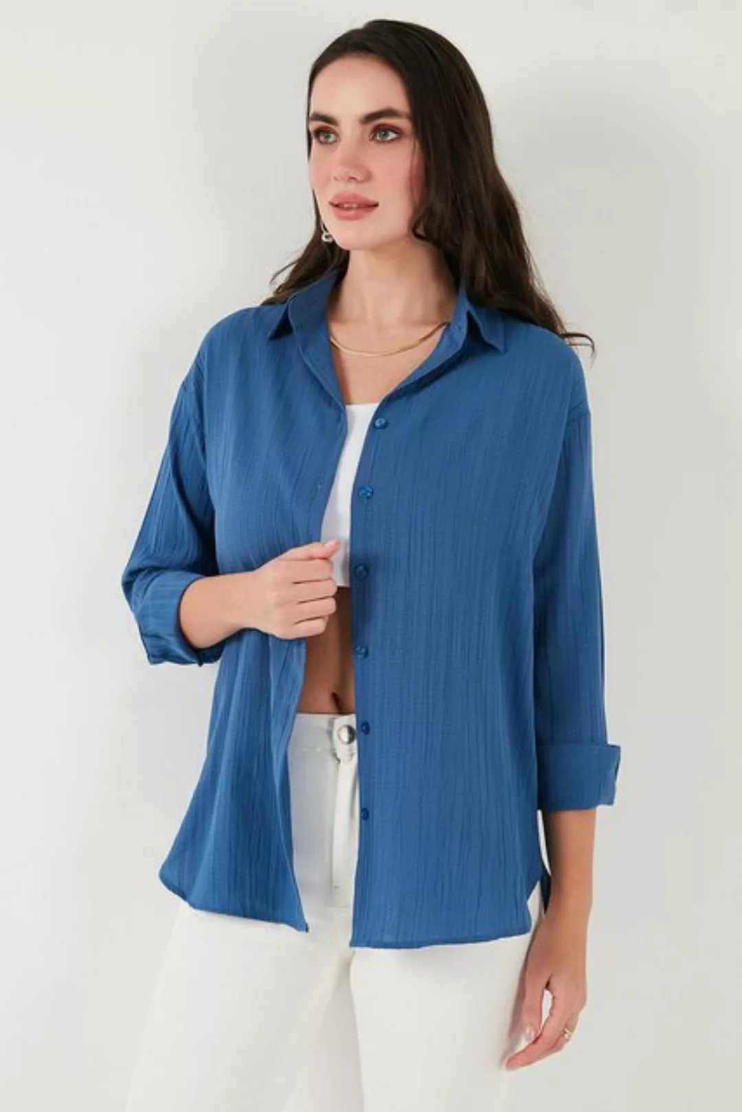 LELA Longbluse Regular Fit (1-tlg) günstig online kaufen