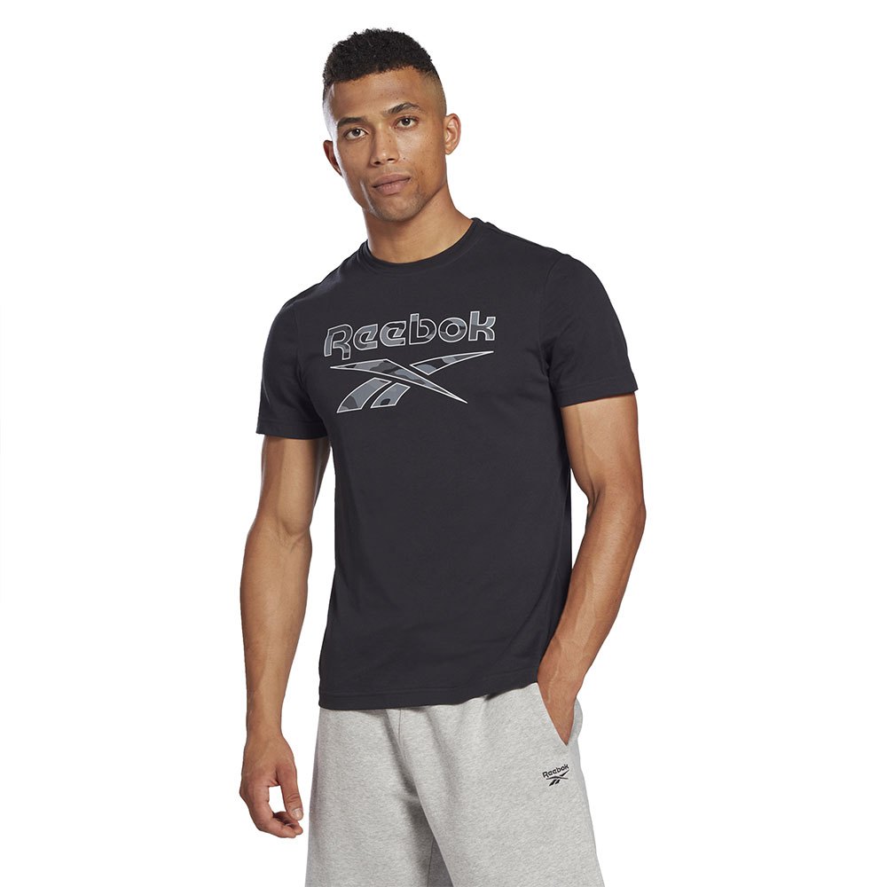 Reebok Camo Kurzärmeliges T-shirt 3XL Black günstig online kaufen