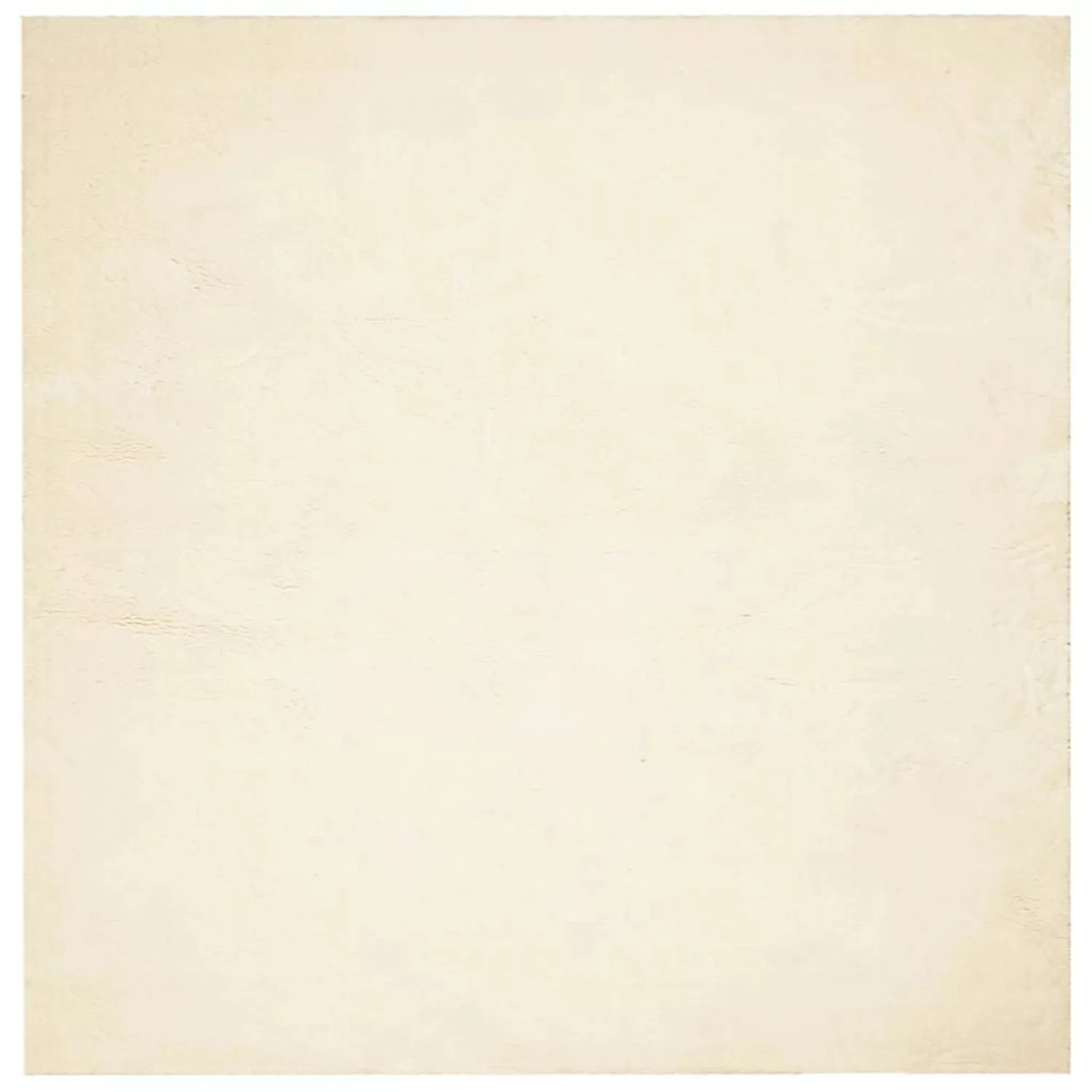 vidaXL Teppich Huarte Kurzflor Weich Und Waschbar Creme 160x160 Cm 1933889 günstig online kaufen