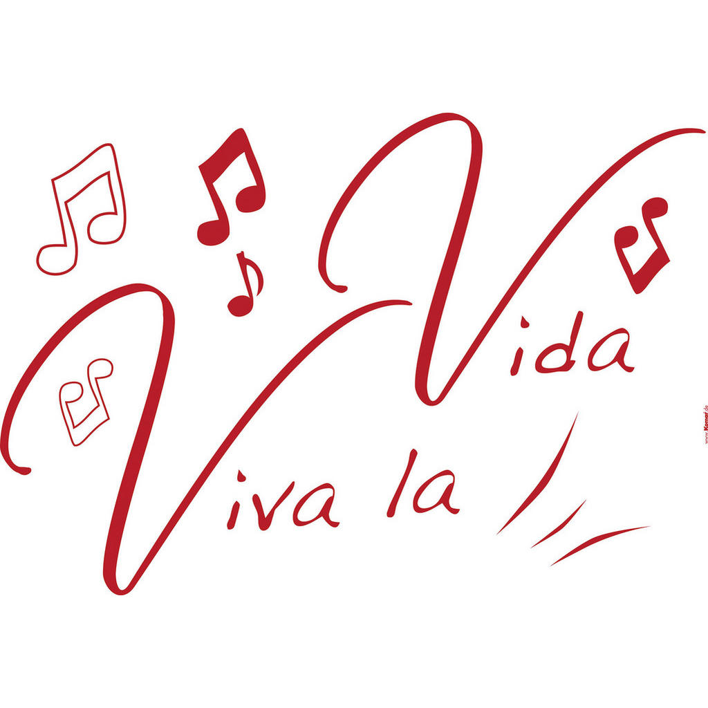 Komar Wandtattoo Viva la Vida  Viva la Vida B/L: ca. 100x70 cm günstig online kaufen