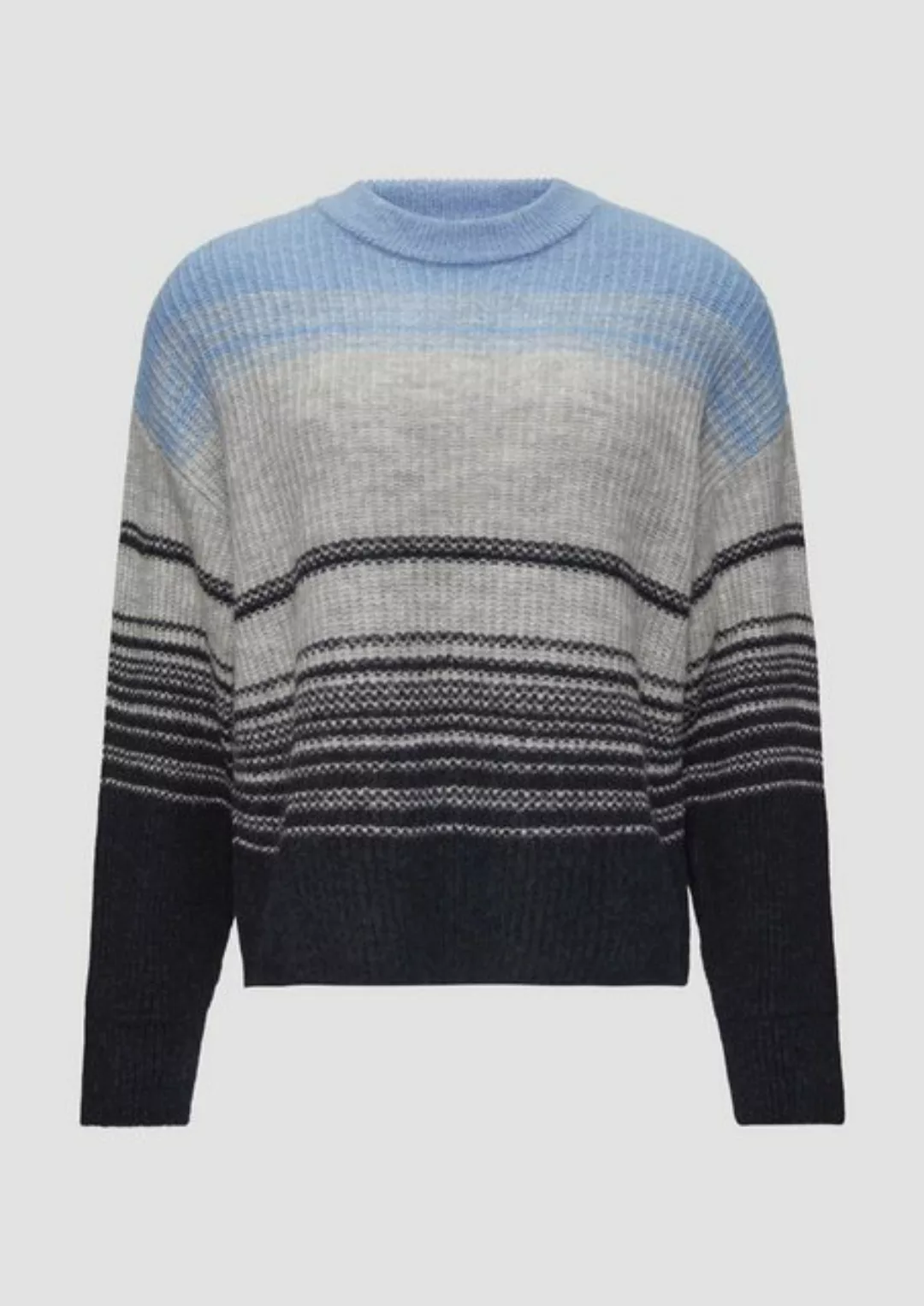 s.Oliver Strickpullover Gestreifter Strickpullover im Relaxed Fit günstig online kaufen