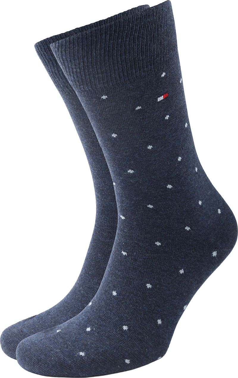 Tommy Hilfiger 2-Pack Socken Blau 003 - Größe 39-42 günstig online kaufen