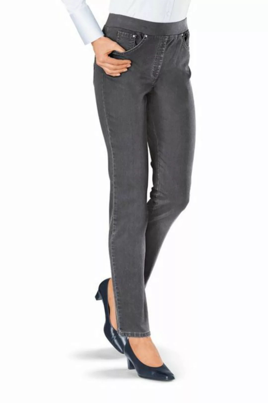 RAPHAELA by BRAX Regular-fit-Jeans PAMINANOS, GREY günstig online kaufen