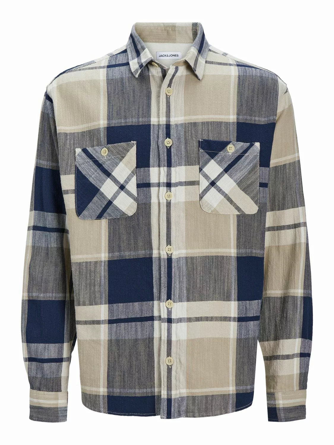 Jack & Jones Herren Freizeit Hemd JJEMICHAEL OVERSHIRT Comfort Fit günstig online kaufen