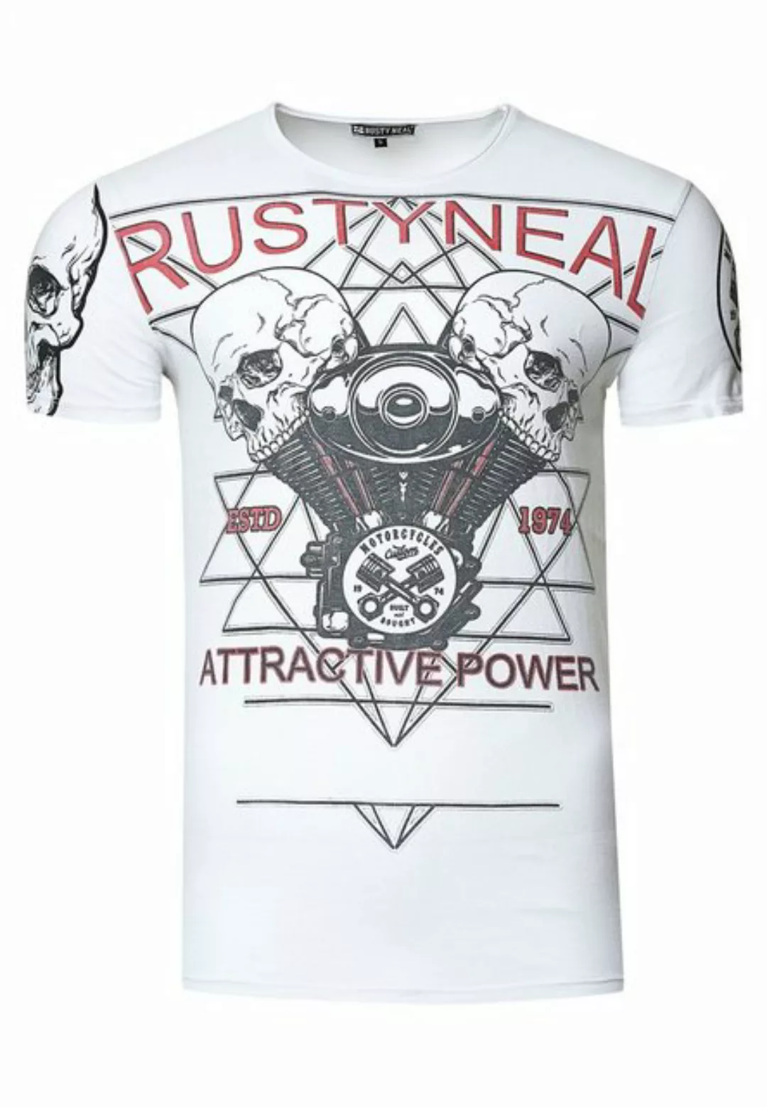 Rusty Neal T-Shirt, mit V-Neck günstig online kaufen