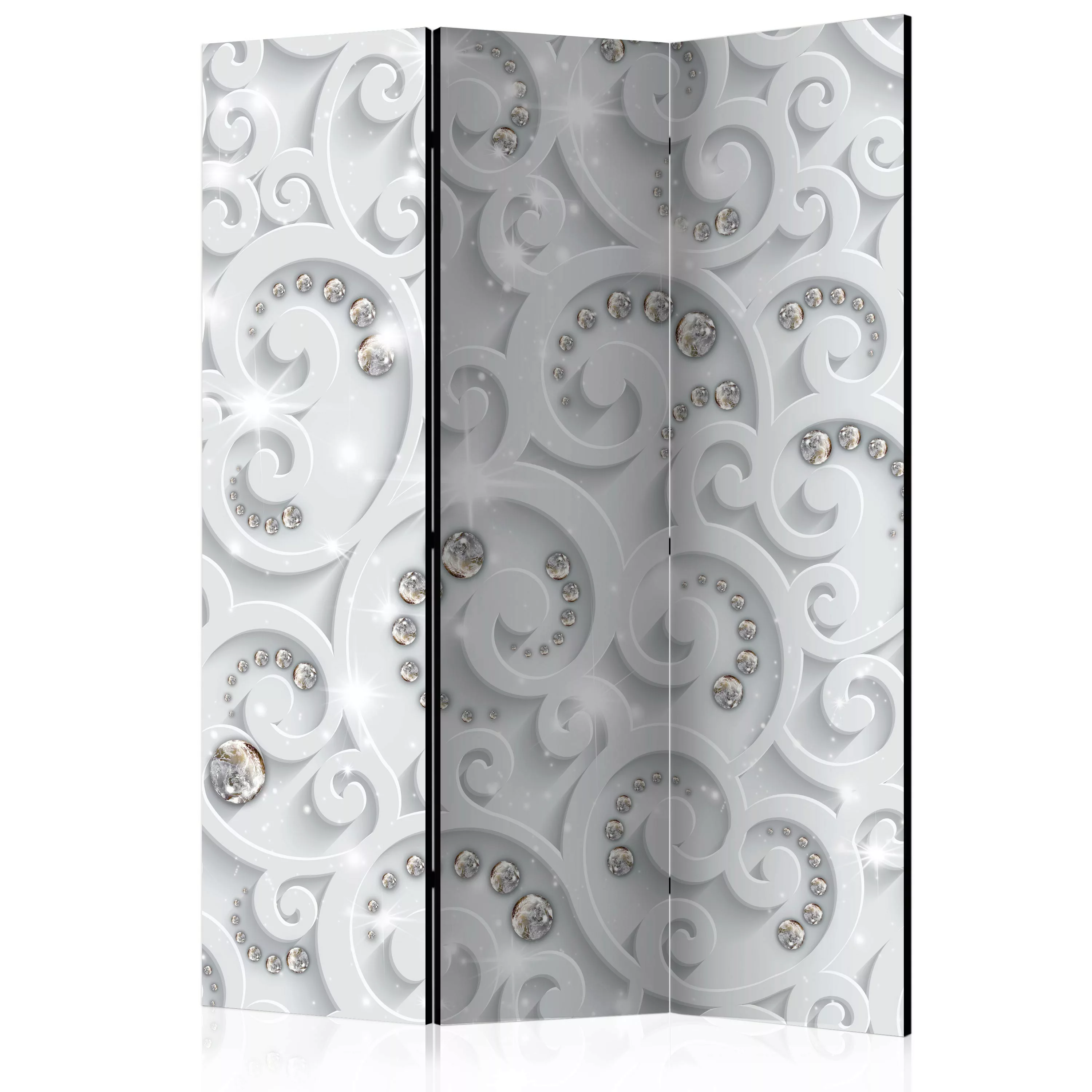 3-teiliges Paravent - Abstract Glamor [room Dividers] günstig online kaufen