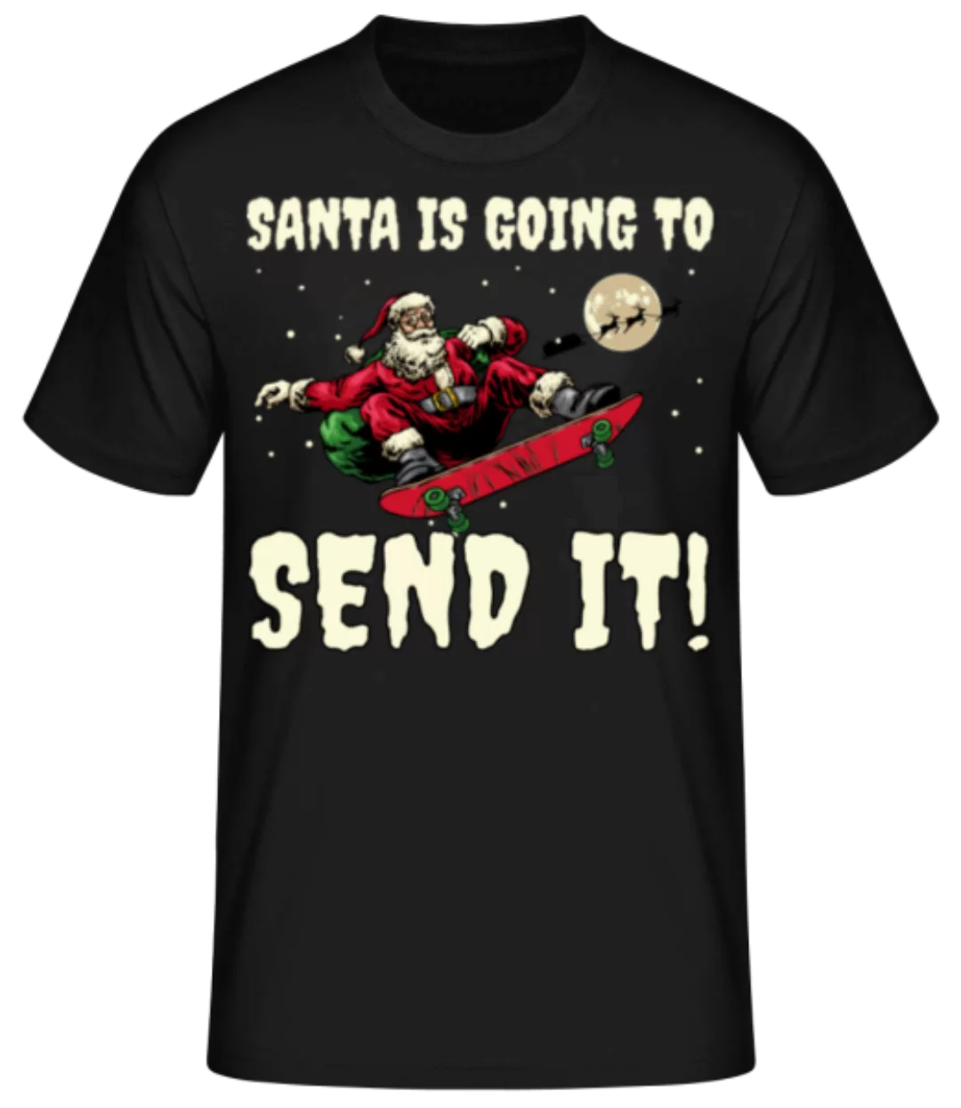 Santa Going To Send · Männer Basic T-Shirt günstig online kaufen