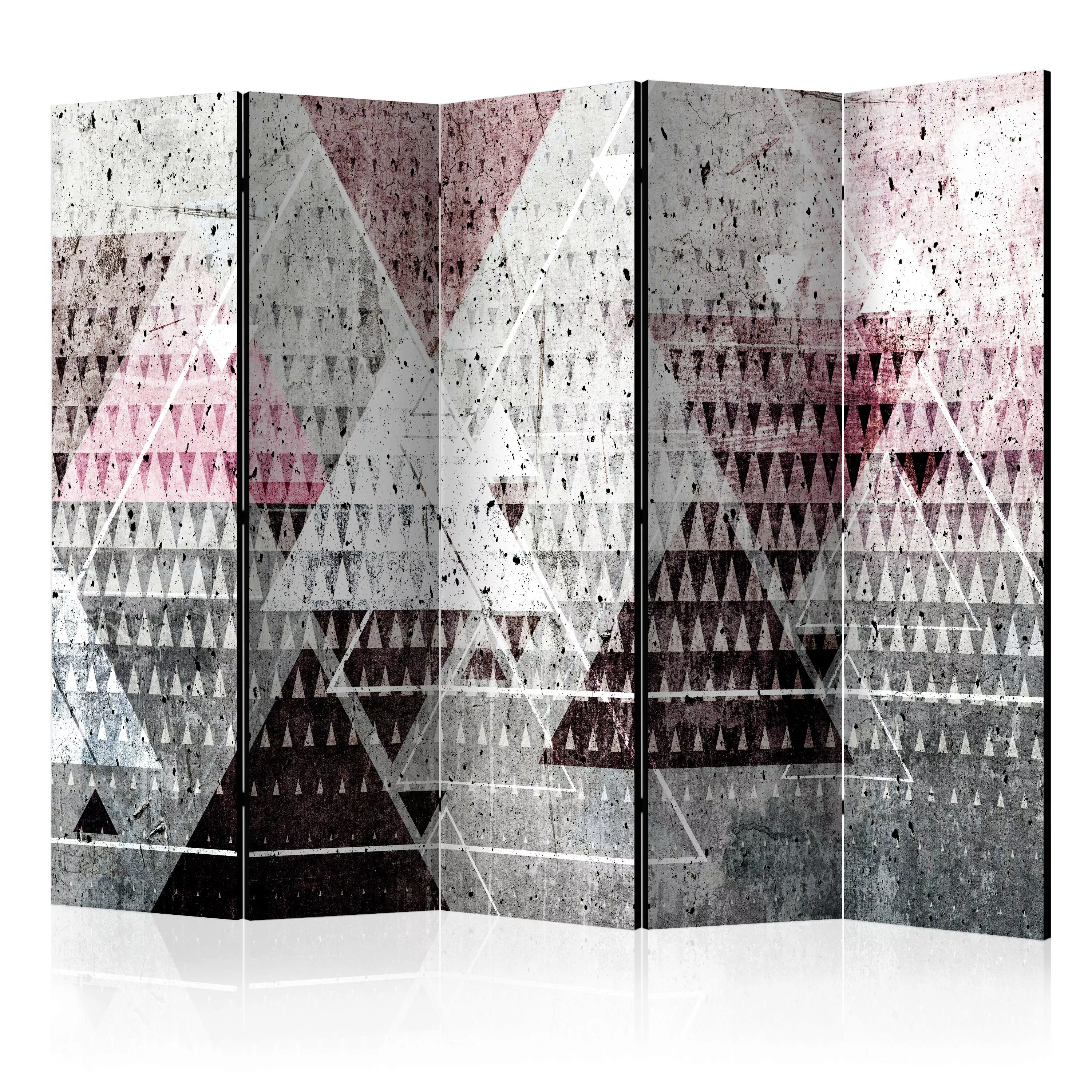 5-teiliges Paravent - Triangles Ii [room Dividers] günstig online kaufen