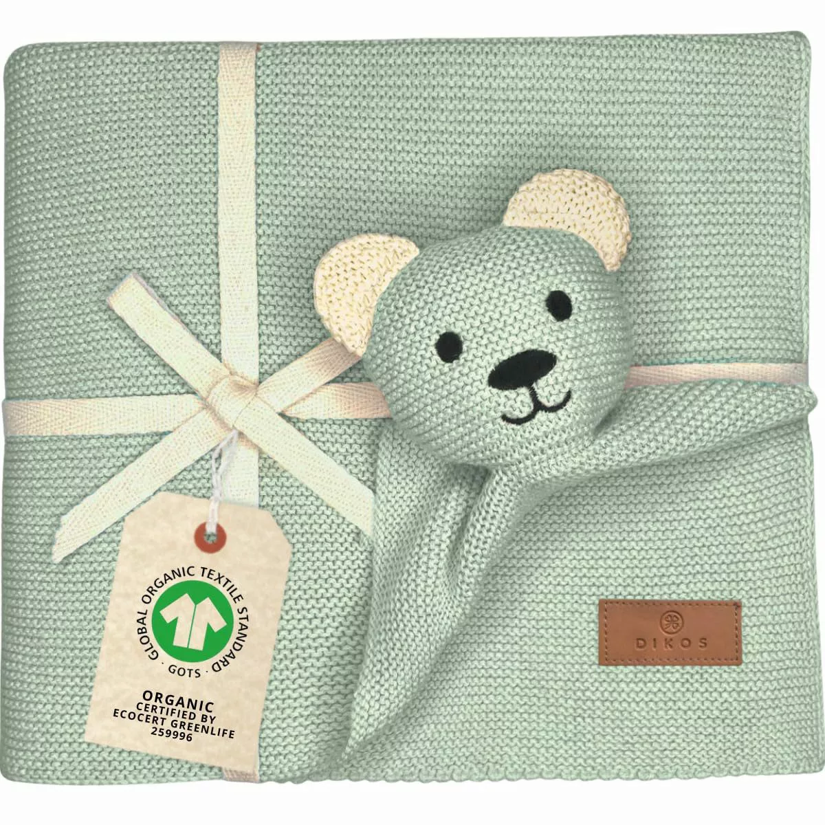 Babydecke DIKOS® Babydecke SCHMUSE-Bär Baby Geschenk günstig online kaufen