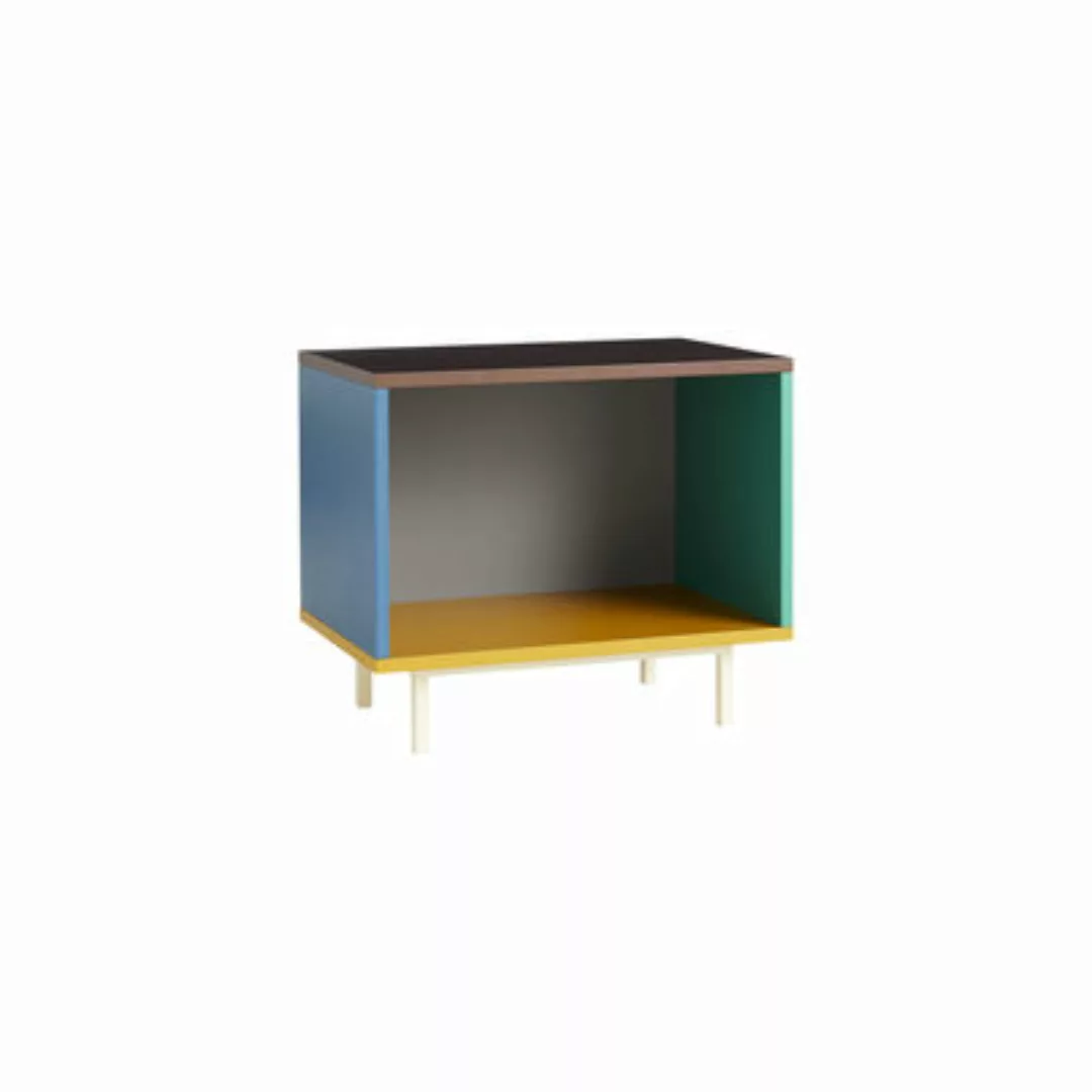 Nachttisch Colour Cabinet Floor holz bunt / Small - L 60 x H 51 cm - Hay - günstig online kaufen