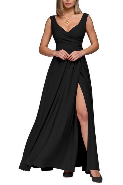 HWCTHFH Abendkleid Langes Kleid,Taillenkleid,abendkleider damen,ärmelloses günstig online kaufen