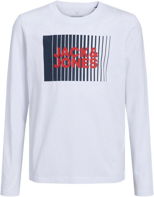 Jack & Jones Junior Langarmshirt JJECORP LOGO TEE PLAY LS O-NECK NOOS JNR günstig online kaufen