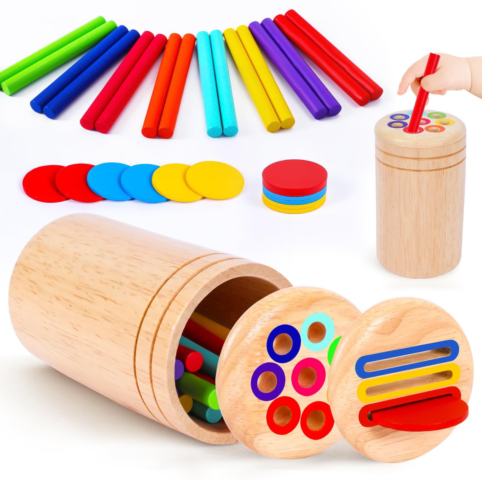 CLTYQ Lernspielzeug Lernspielzeug Montessori Spielzeug Kleinkind günstig online kaufen
