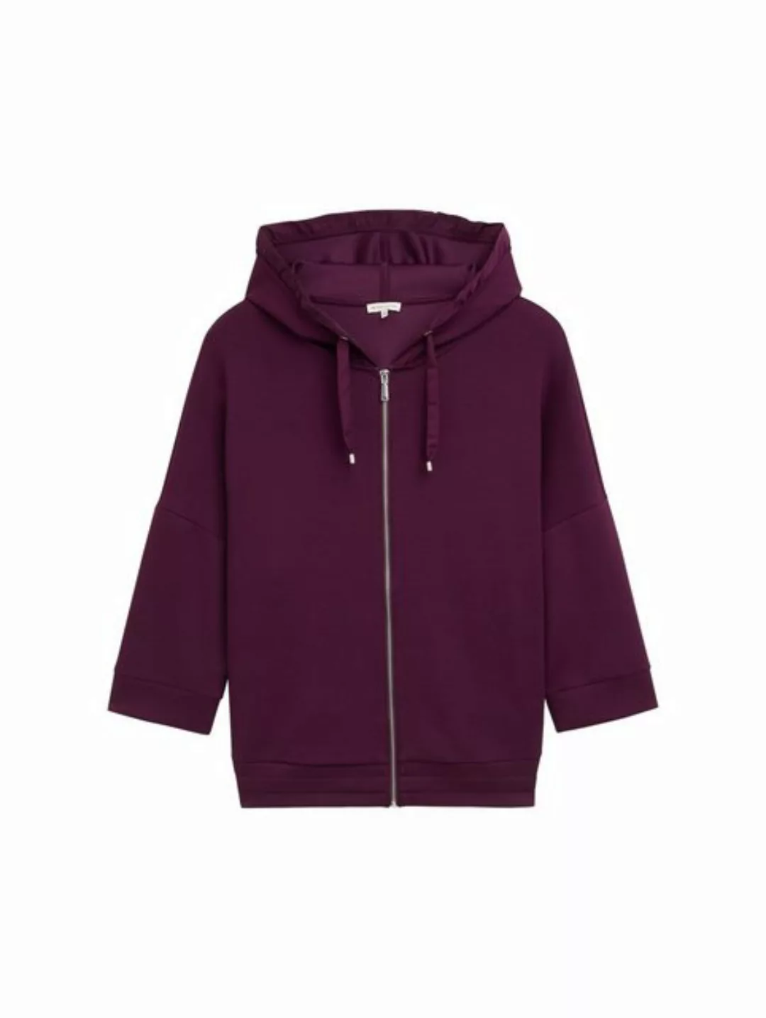 TOM TAILOR PLUS Sweatjacke Plus - 7/8 Arm Sweatjacke günstig online kaufen