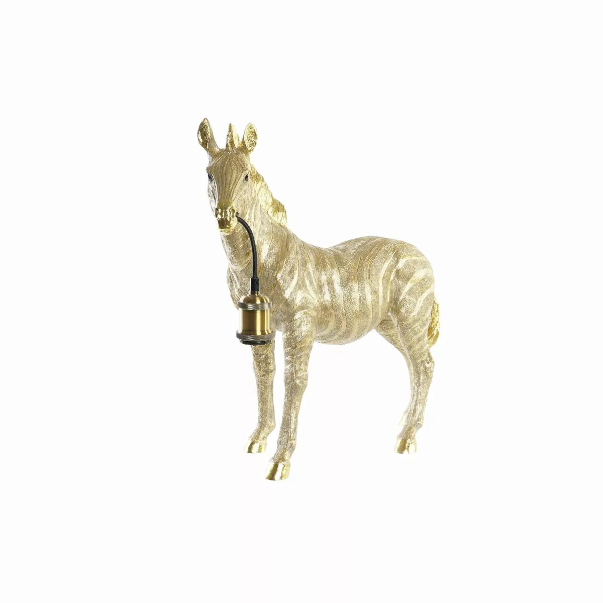 Tischlampe Dkd Home Decor Zebra Golden 220 V 50 W Moderne (55 X 22 X 51 Cm) günstig online kaufen