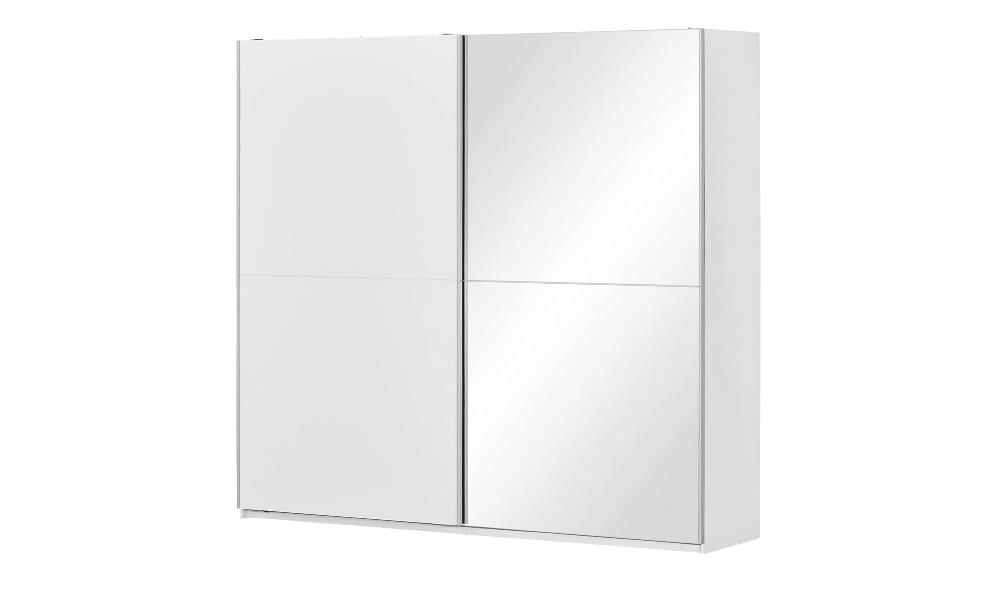 meinSchrank Schwebetürenschrank 2-trg. - weiß - 240 cm - 226 cm - 60 cm - S günstig online kaufen