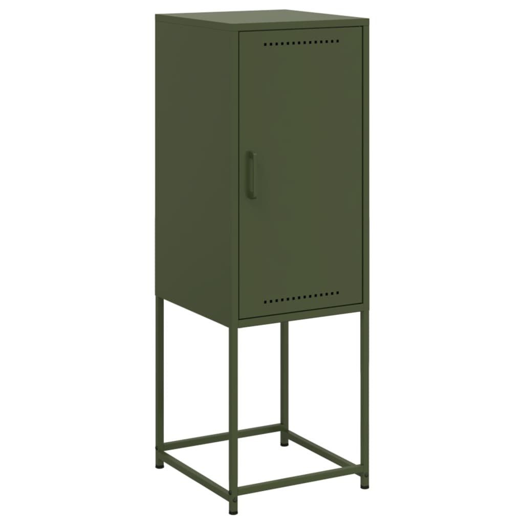 vidaXL Highboard Highboard Olivgrün 36x39x107 cm günstig online kaufen