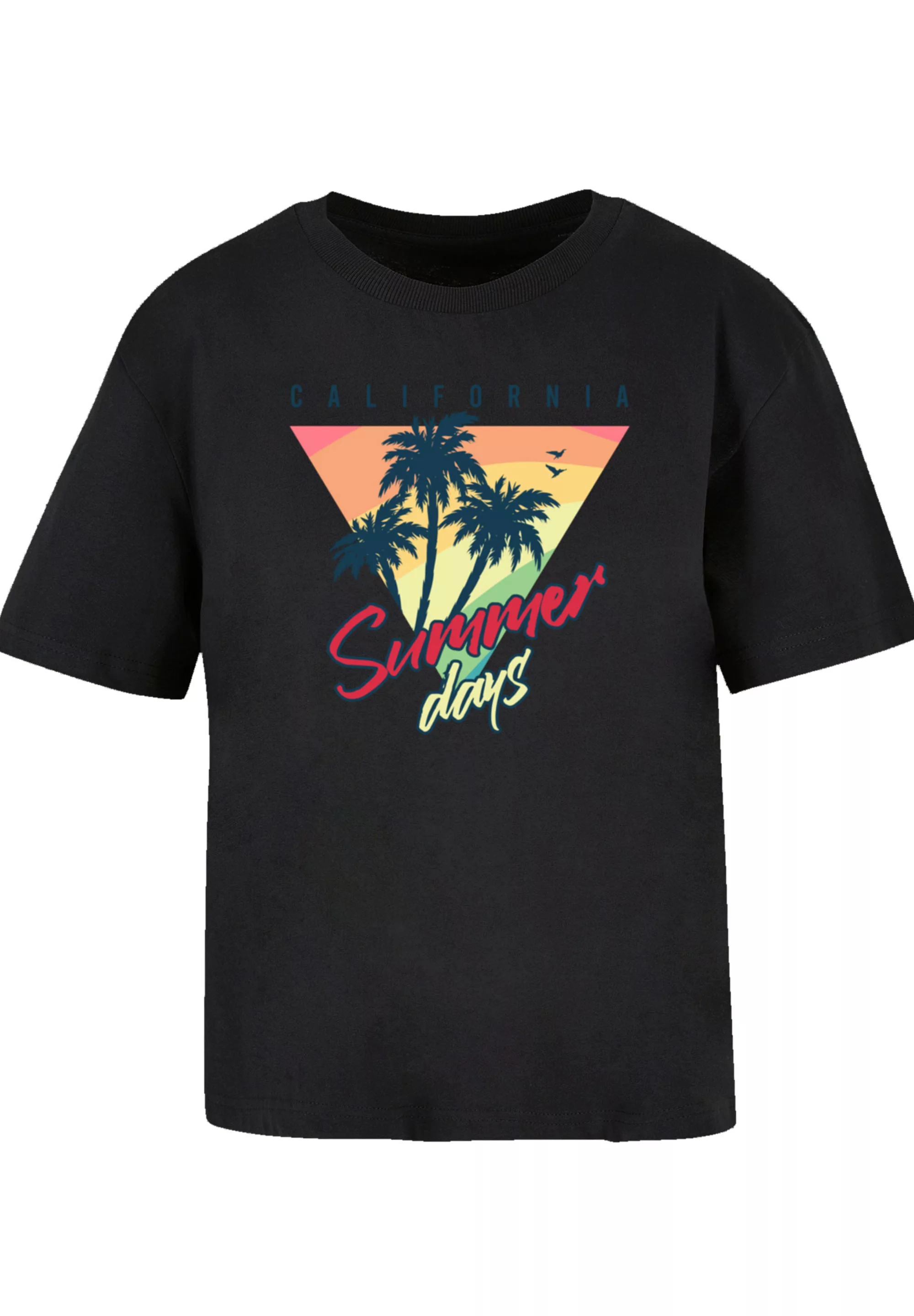 F4NT4STIC T-Shirt "California Palmen Retro", Premium Qualität günstig online kaufen