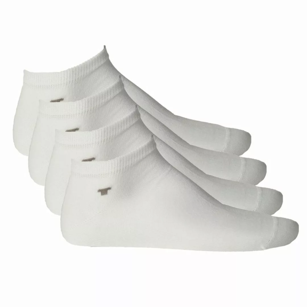 TOM TAILOR 4er Pack Unisex Socken - Basic, Sneakersocken, einfarbig Weiß 35 günstig online kaufen